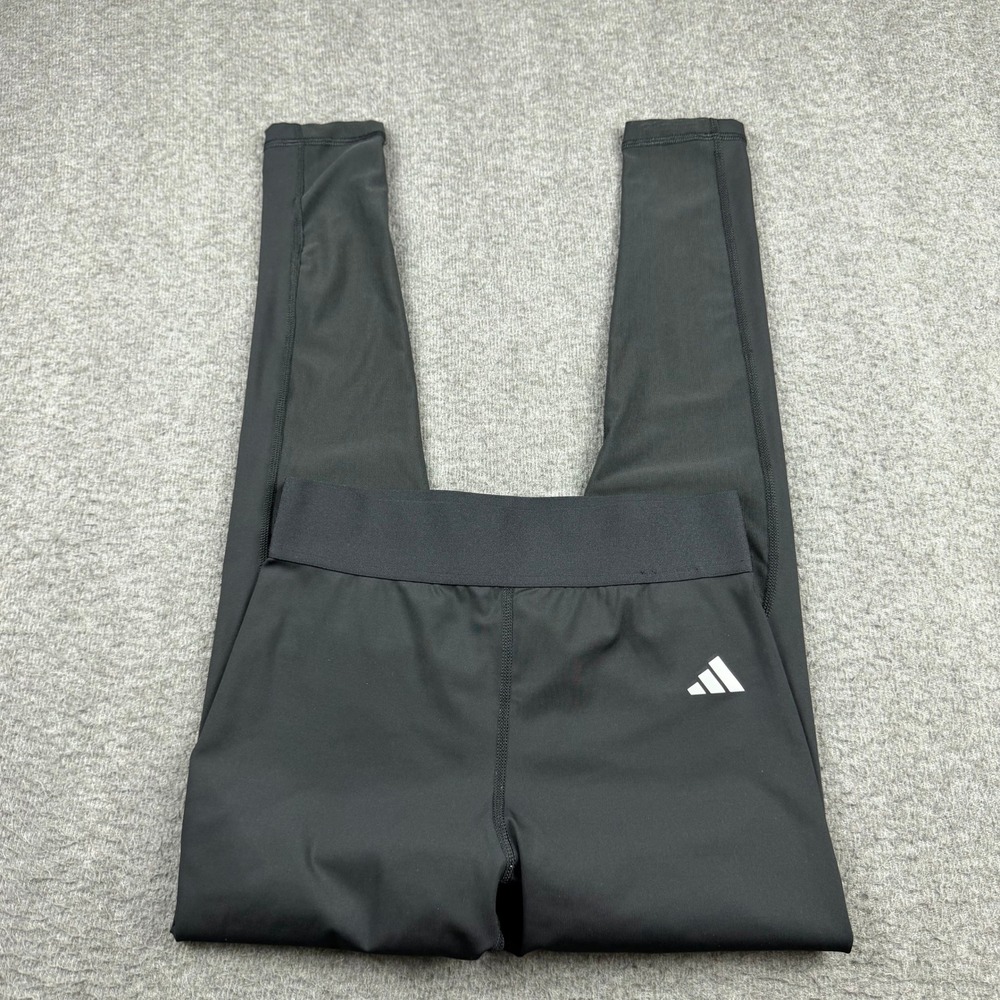 Adidas Techfit‎ Leggings Women's S Small Black Mesh Panel Training Compression